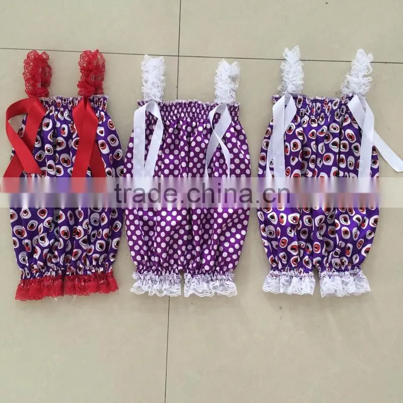 Best selling girls lantern rompers baby romper set with fashion design wholesale