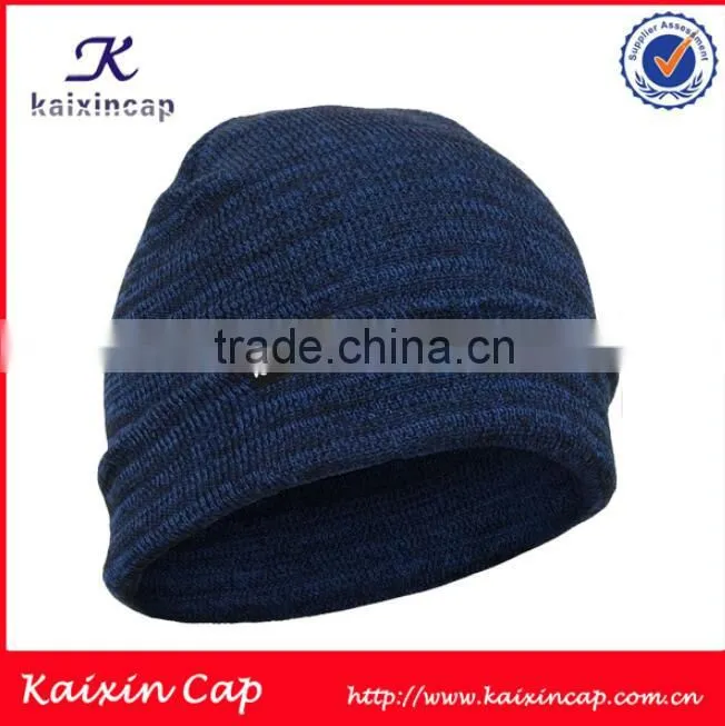 custom high quality plain beanie with custom tags
