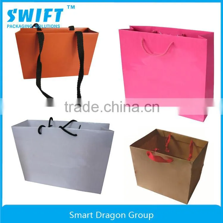 color paper shopping bag & Garment paper packaging bag