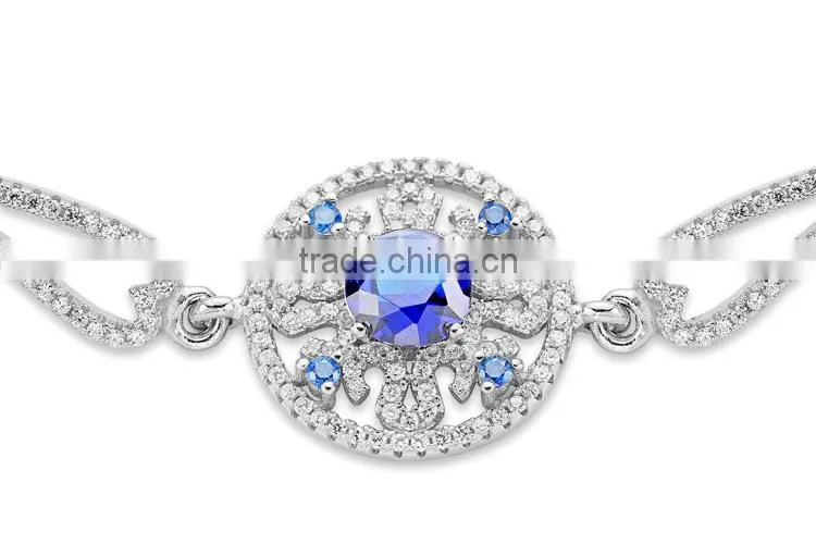 CYW nobility Victoria 925 sterling Silver bracelet jewelry hot new products for 2015 wholesale smart bracelet
