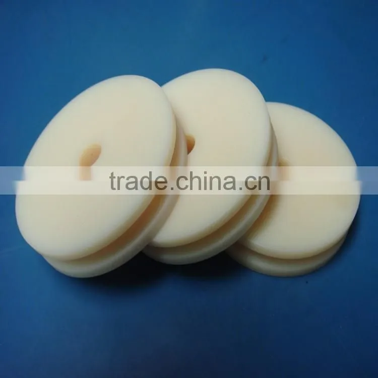 Guangzhou custom size material cnc machined nylon plastics pulley manufacturer