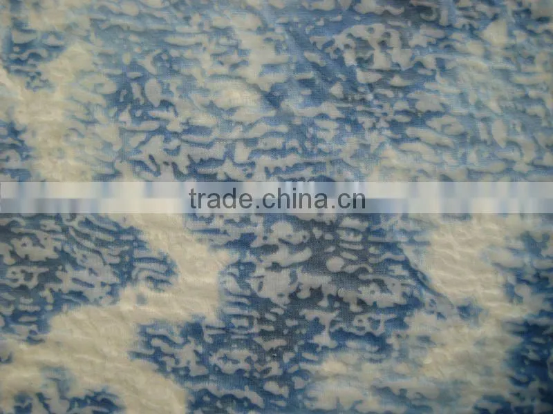 burn out cvc jersey fabric