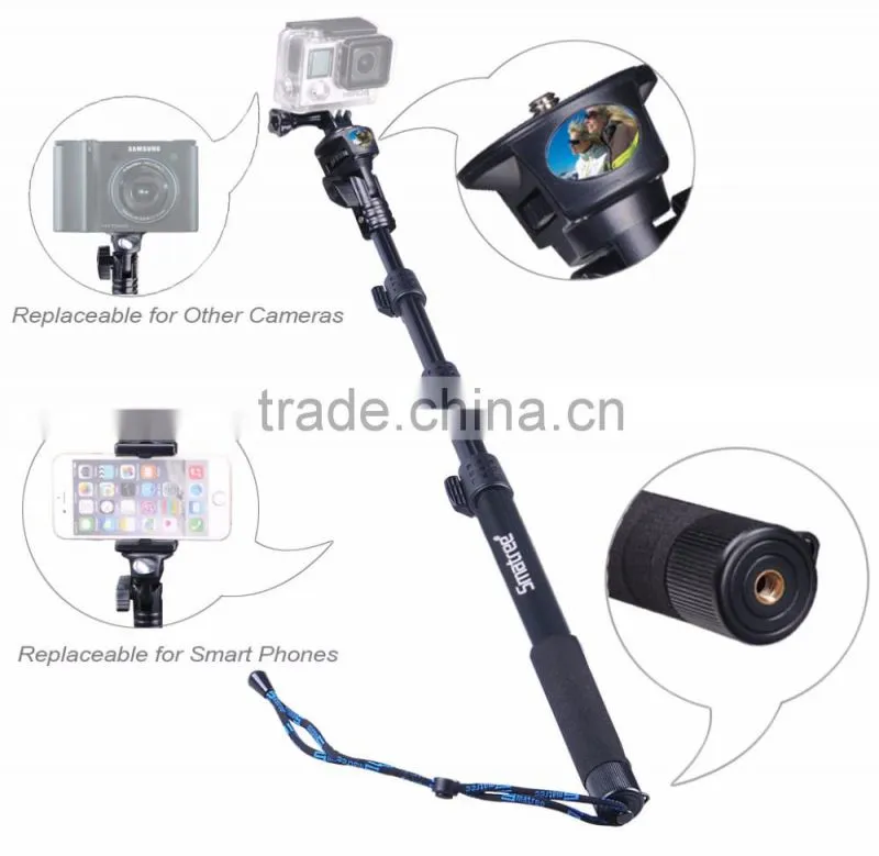 Smatree Y3 Telescopic Selfie Stick with Bluetooth remote shutter