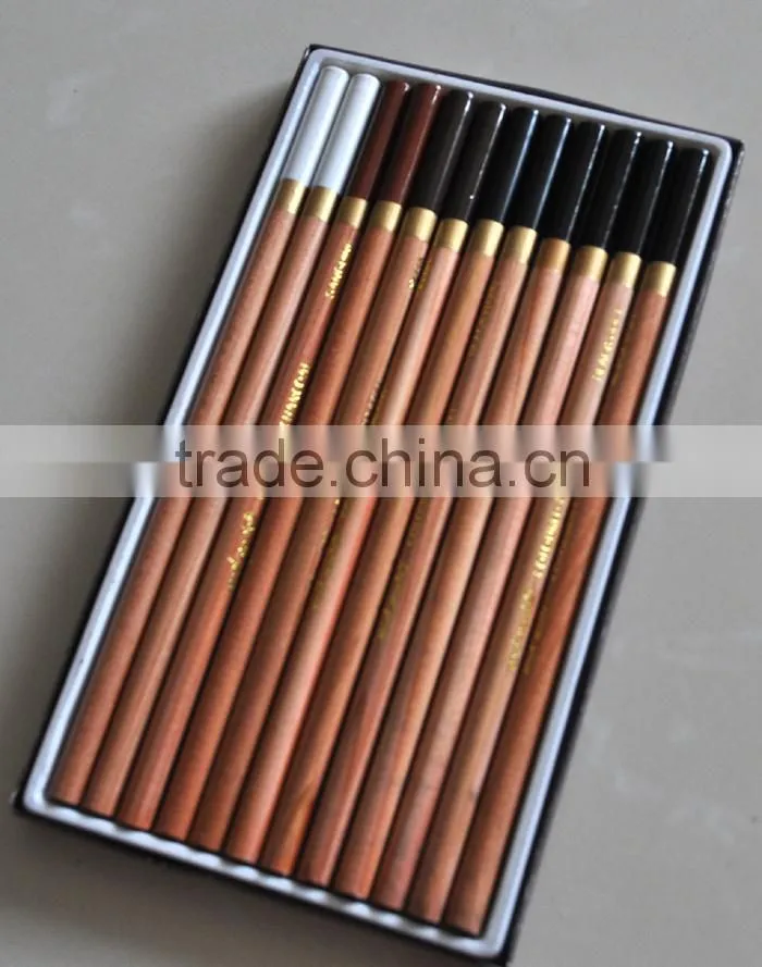 Mont Marte Coloured Charcoal Pencils 12pce
