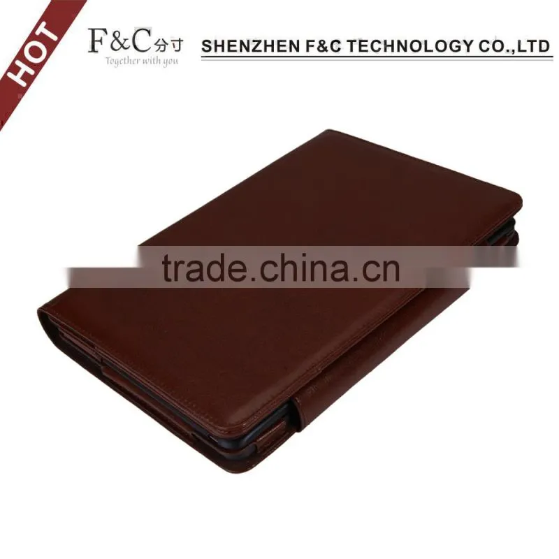 Premium crazy horse leather 10.1 inch tablet cover case for asus transformer book t100