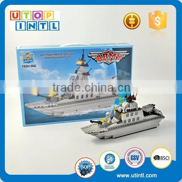 Wholesale kid toy magnetic DIY building block space ship connector toys