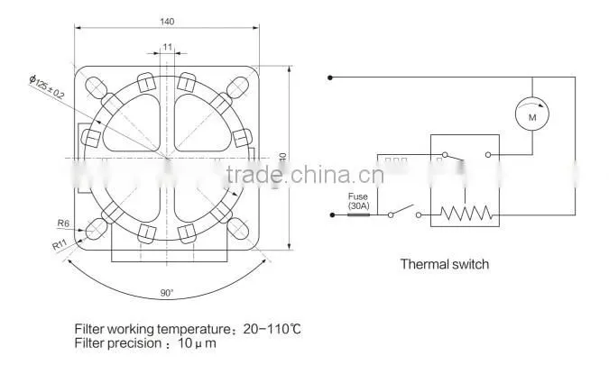 Hydraulic Oil Cooler for Concrete Mixer Truck