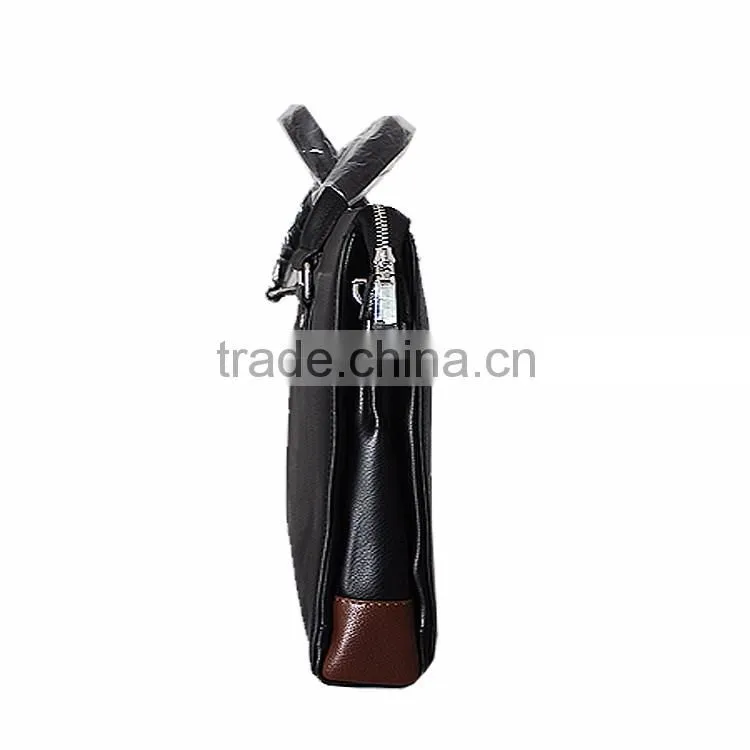 2016 newest large elegant office men pu leather handbags