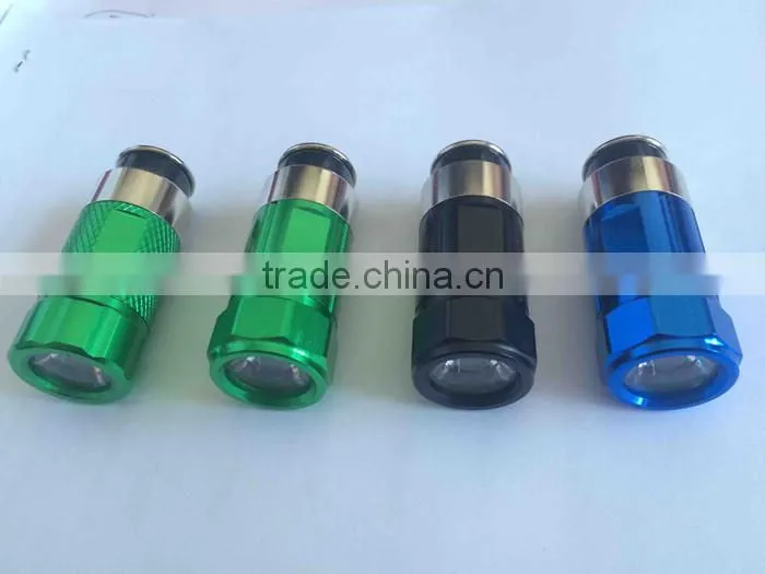 rechargeable led flashlight, car emergency mini flashlight, car cigarette lighter led light