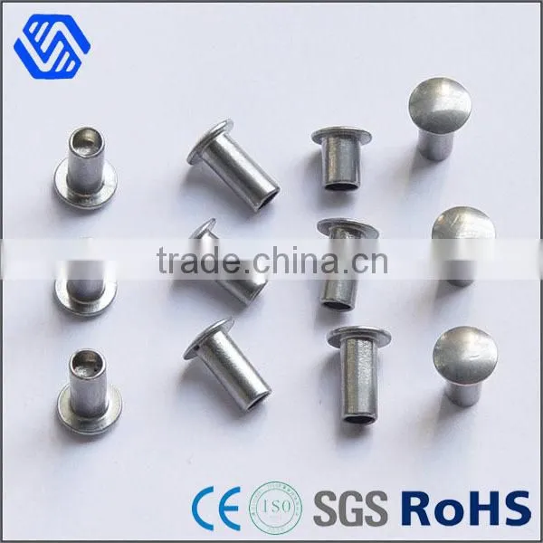 Brass insert blind rivet flat head rivet nut