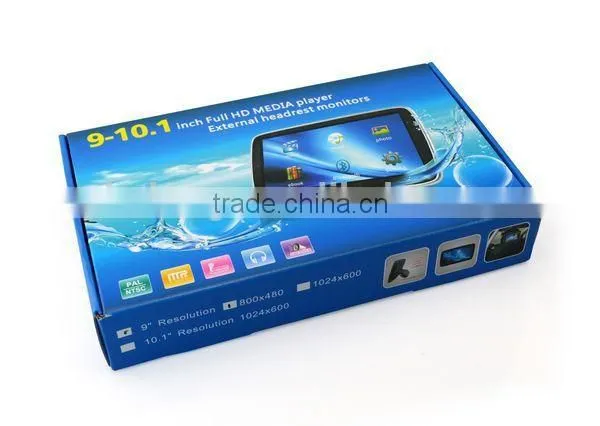 Alibaba Best Price 9" and 10.1" Full HD External MP5 Headrest Monitor
