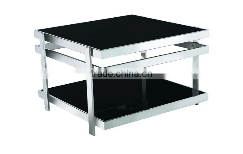 Modern crystal coffee table