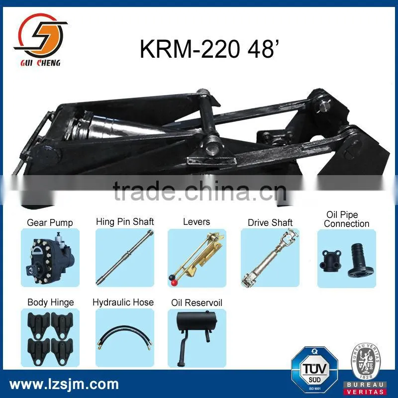 hydraulic ram cylinders rear dump