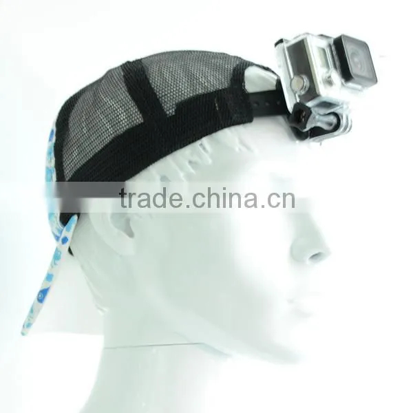 Elastic Adjustable Head Strap + QuickClip Quick Clip Mount For GPro Her 4 3+ 3 Camera Accessories