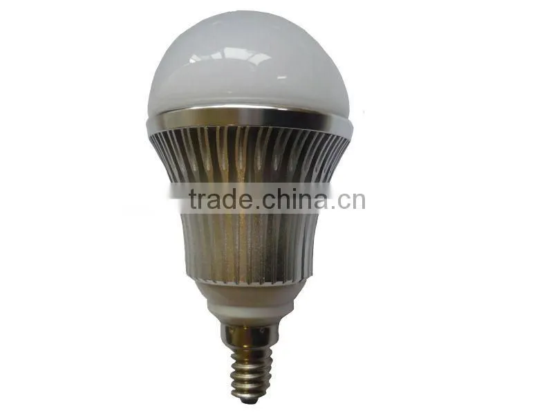 whole sale E27 GU10 Dimmable 5w globe bulbs , aluminum die casting housing, 3 years warranty