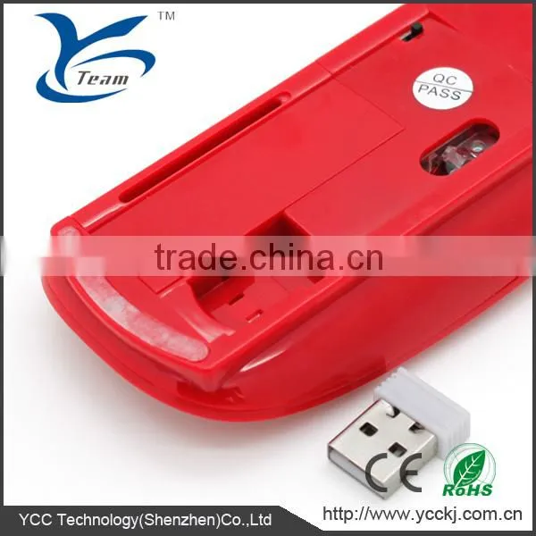 Promotion!!! wireless mouse rf2.4g for computers with various color