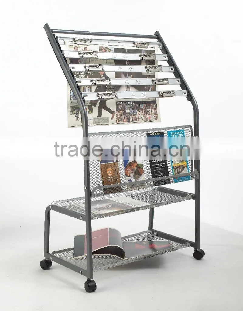 2015 popular newspaper display cabinet