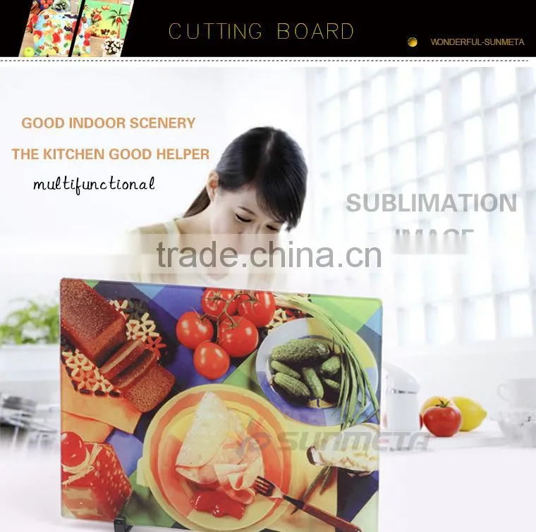 Sunmeta factory directly blank sublimation Large cutting board BL--18