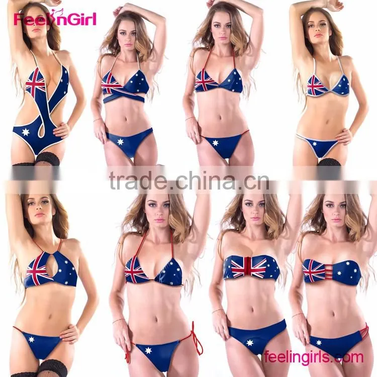 OEM Different Countries Women Flag Swimwear