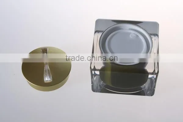 OEM Skin Care Jar, Acrylic Plastic Jars, New Square Cosmetics Container