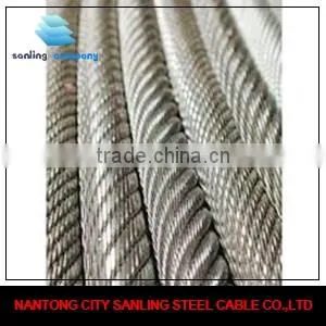 6*37+FC High Tension Strength Steel Wire Rope