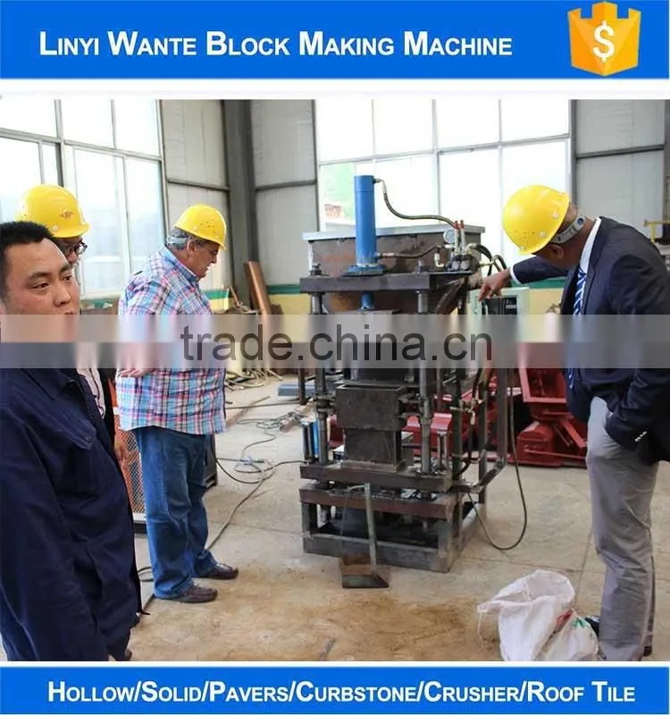 WT1-10 clay paver interlock brick making machine