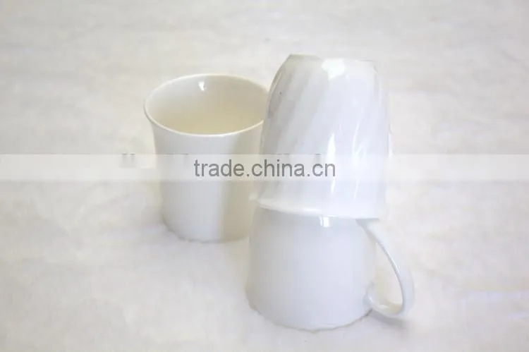 Fine bone china mug saida wholesale coated bone china
