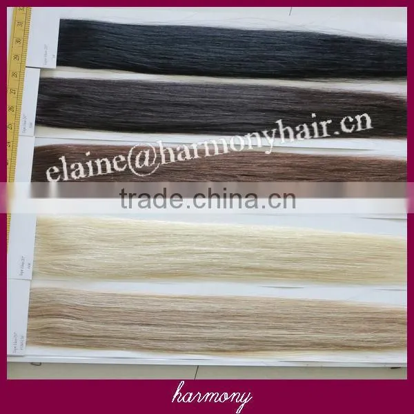 Quality 20" pu tape hair extensions with #27 color on stock
