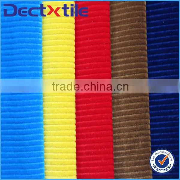 small wale/line corduroy shoes/cap fabric for cap/shoes