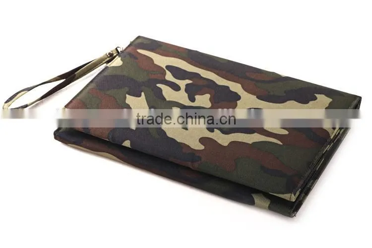 2016 new trendy products portable 5000mah usb power bank mini foldable solar panel charger 12w for huawei