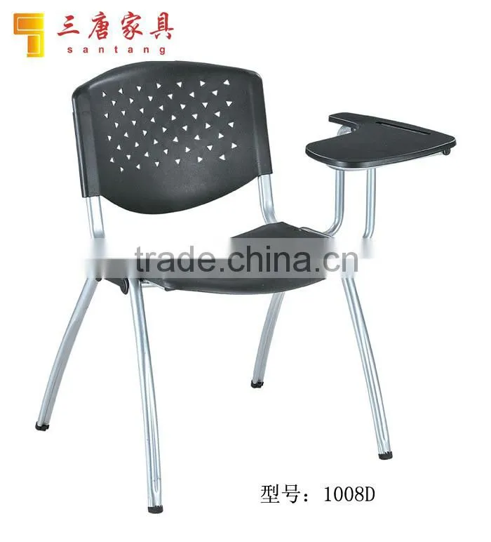 School Furniture Single Desk and Chair /school chair with writing board1008