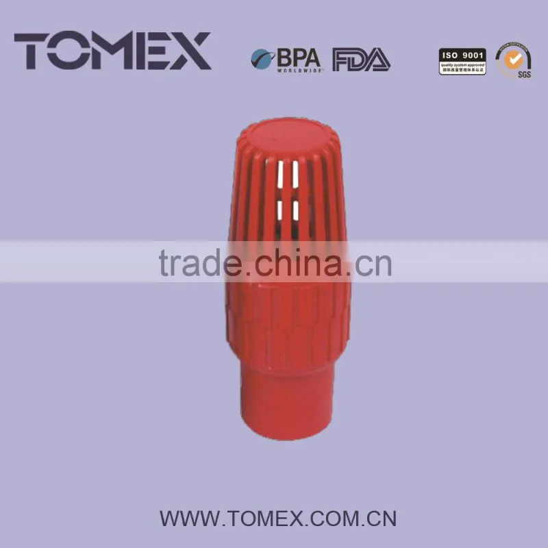 2015 China supplier water pump plastic pvc foot valve