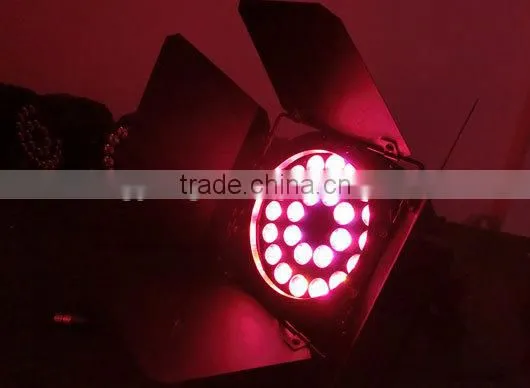 Newest hot selling 24x15W LED par64 lighting RGBAW + UV 6 in 1 par can indoor