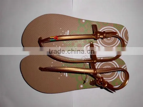 Wholesale back strap women wedge flip flop sandals
