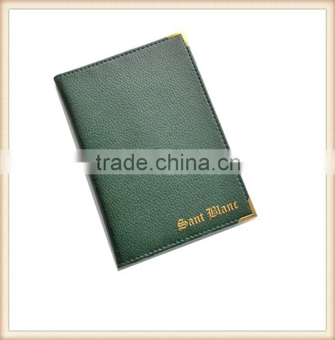 Newly genuine leather passport holder made in China