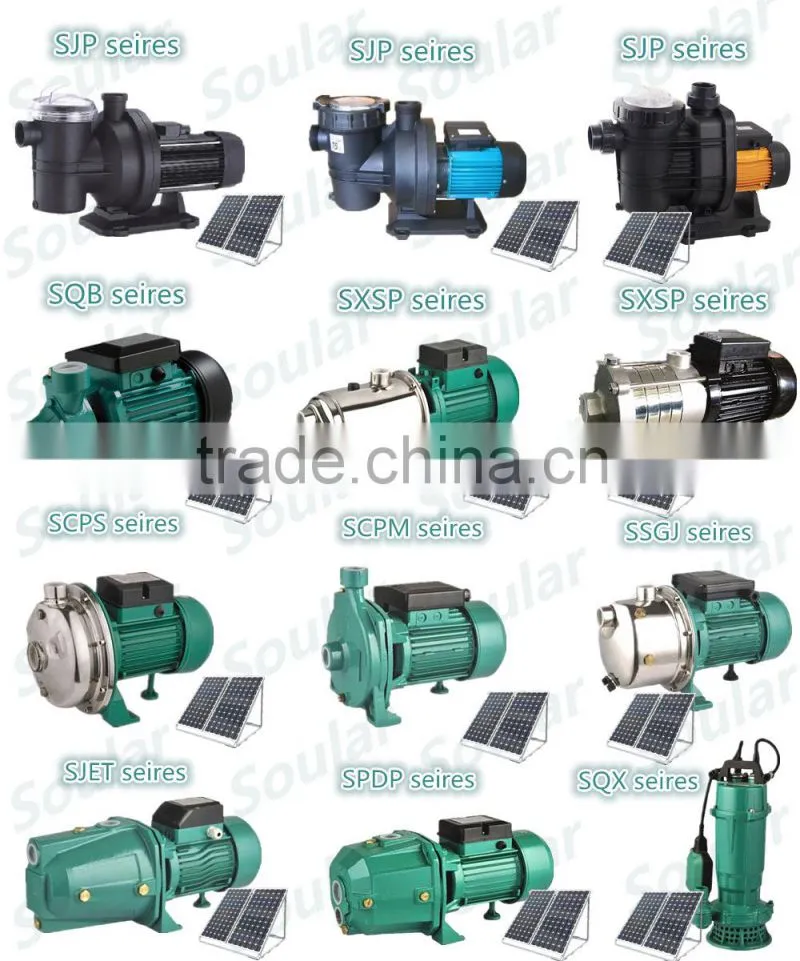 High grade quality solar dc surface water pump ( 5 Years Warranty )