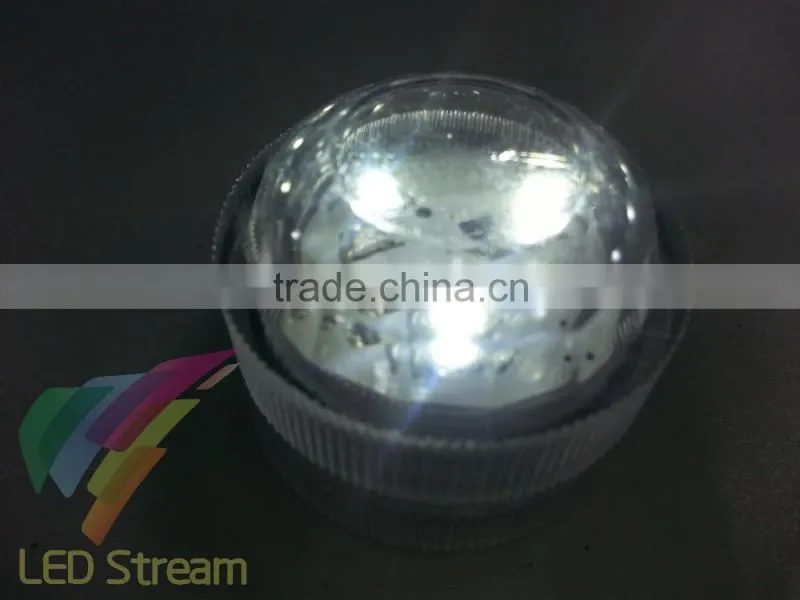 Mini Waterproof Diamond Tea Light Submersible Lamp For Christmas Holiday Wedding Party Swimming Pool 2 X CR2032 Battery