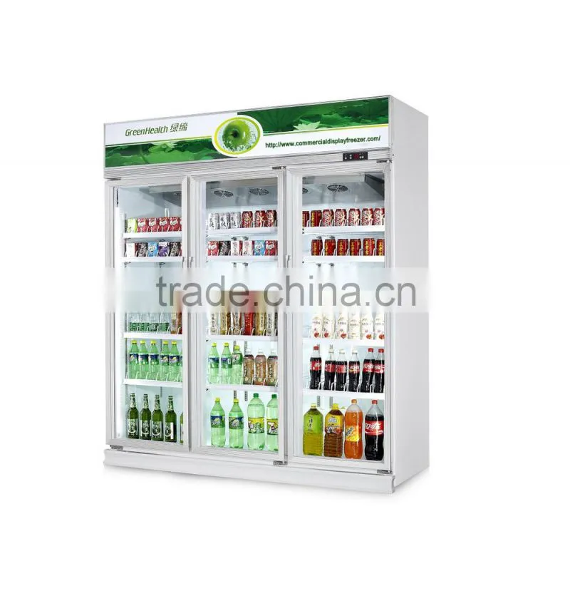 supermarket freezer/glass door freezer/supemarket freezer showcase