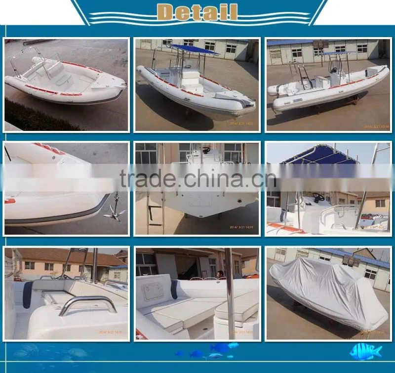 RIB 680 center console boats w/ canopy and completed boat accessories