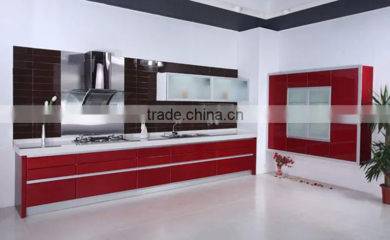 Modern lacquer kitchen cupboard with high quality standard