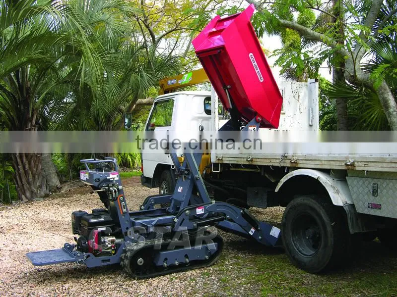 BY800 mini track dumper for sales hydraulic mini dumper