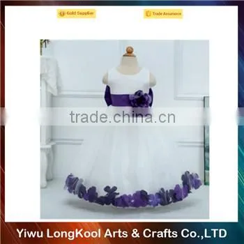 New arrival hot sale flower baby girl wedding tutu dress