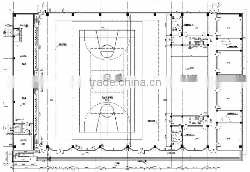 Gym interior ceiling acoustic sound absorber