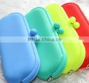 School supplies silicone pencil bags silicon pencil case