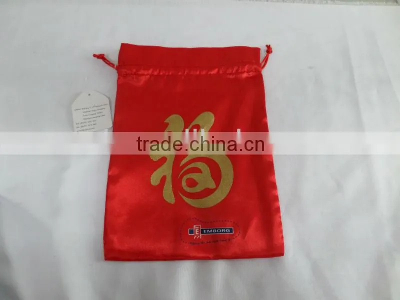 Red satin gift bag style#H1499