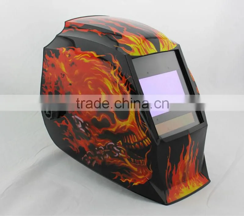 Auto darkening helmet