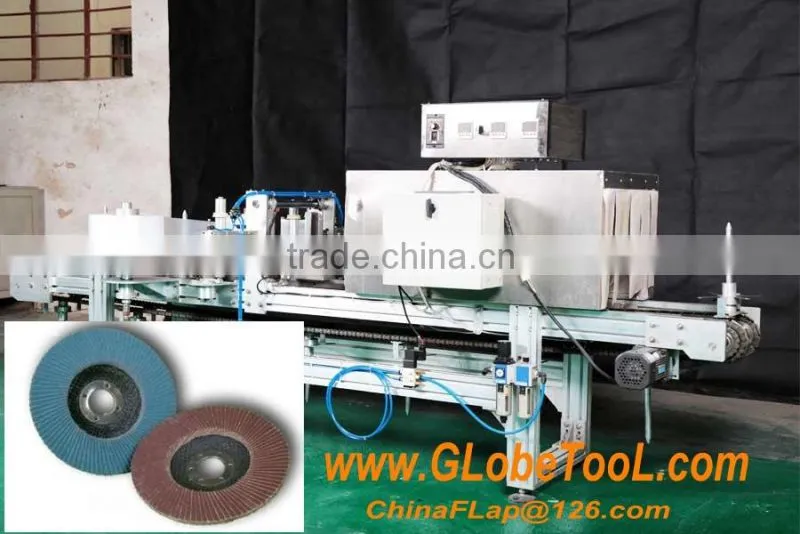 Automatic packing machine of flap discs producing