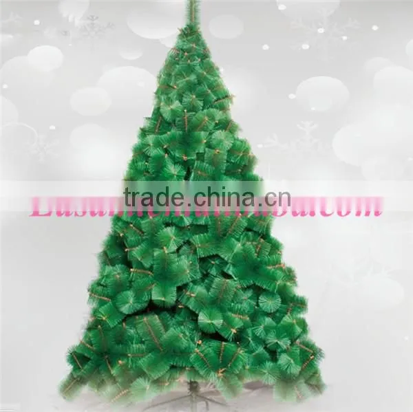 2015 popular indoor Artificial PE/PET Pine needle Christmas tree