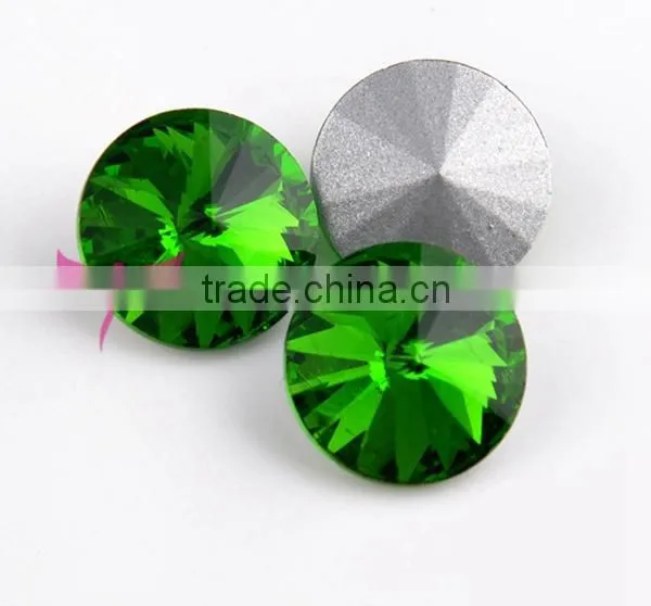 Fashion culet hot-fix rhinestone with many colors and sizes