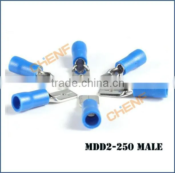 Hot Sell Fully Insulated Female Pre- insulated terminal / plug spring FDFD2-250 6.3 plug-in terminals